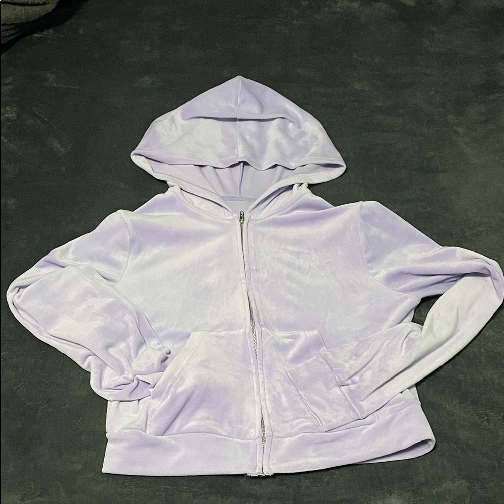 NEW y2k lavender velvet jacket NEVER WORN